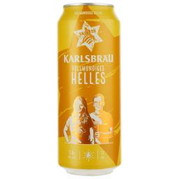 Пиво Karlsbrau Helles светлое 5% 0.5 л ж/б