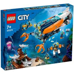 Конструктор LEGO City Глибоководний дослідницький підводний човен, 842 деталі (60379)