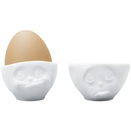 Набір з двох фарфорових підставок для яєць Tassen Будь ласка та Ласий (TASS15201/TA)