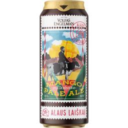 Пиво Volfas Engelman Mango Milkshake Pale Ale, світле, 5,6%, з/б, 0,5 л (885970)