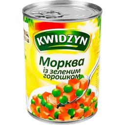 Суміш овочева Kwidzyn Морква та зелений горошок 400 г (921223)
