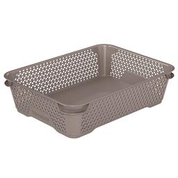 Ящик для зберігання Keeeper mini basket А-5, 26,5х20х7 см, сіро-коричневий (372.3)