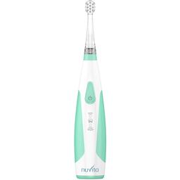 Електрична зубна щітка Nuvita Sonic Clean&Care для дітей біло-м'ятна (NV1151NEW)