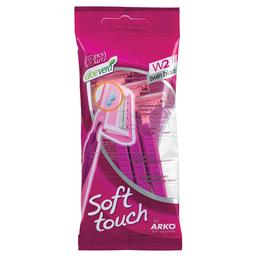 Бритва жіноча Arko Soft Touch W2, без змінних картриджів, 3 шт.
