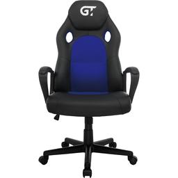 Геймерское кресло GT Racer черное с синим (X-2640 Black/Blue)