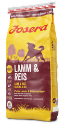Сухий корм для собак зі зниженою активністю Josera Lamm&Reis, з ягням, 0,9 кг