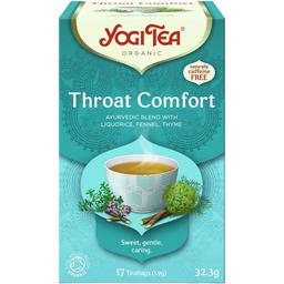 Чай трав'яний Yogi Tea Throat Comfort органічний 32.3 г (17 шт. х 1.9 г)