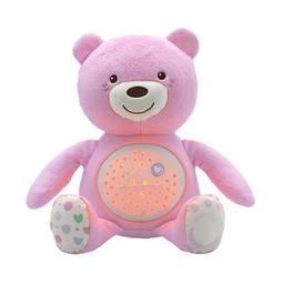 Игрушка музыкальная Chicco Медвежонок с проектором, розовый (08015.10)