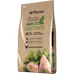 Сухой корм Fitmin Purity Castrate Chicken-breast для взрослых с избыточным весом, кастрированных и стерилизованных кошек 1.5 кг