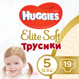 Підгузки-трусики Huggies Elite Soft Pants 5 (12-17 кг), 19 шт.