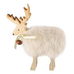 Сувенир Offtop, Рождественский олень, белый (855249)