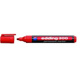 Маркер перманентний Edding Permanent конусоподібний 1.5-3 мм червоний (e-300/02)
