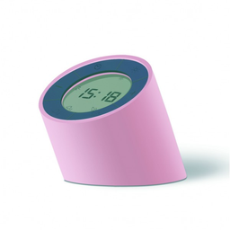 Будильник-лампа Gingko The Edge Light, с регулировкой яркости, розовый (G001PK)