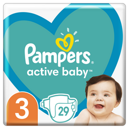Підгузки Pampers Active Baby 3 (6-10 кг), 29 шт.