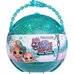 Ігровий набір з лялькою L.O.L. Surprise Glitter Color Change Перлина -сюрприз, блакитний (118992)