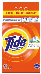 Стиральный порошок Tide Альпийская свежесть, для белых тканей, 6 кг
