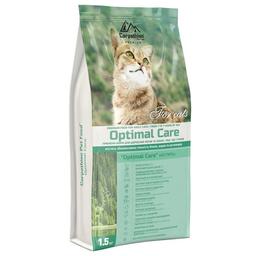 Сухой корм для взрослых кошек Carpathian Pet Food Optimal Care с курицей и морским окунем, 1,5 кг