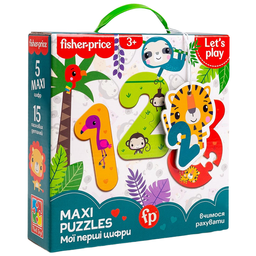 Пазлы Vladi Toys Fisher-Price Maxi Puzzle Мои первые цифры, 15 элементов (VT1711-07)