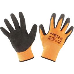 Перчатки рабочие Neo Tools латексное покрытие размер 10 оранжевые (97-641-10)