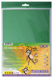 Набор цветной самоклеющейся бумаги ZiBi Kids line, 11 листов, 11 цветов (ZB.1949)