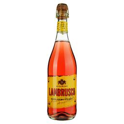 Вино Sizarini Lambrusco игристое, розовое, полусладкое, 8%, 0,75 л (478691)
