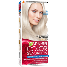 Фарба для волосся Garnier Color Sensation відтінок S1 (попелястий ультраблонд), 110 мл (C6297001)
