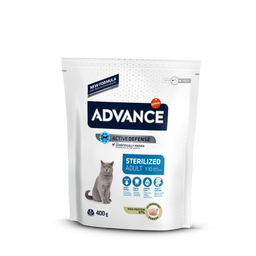 Сухий корм для стерилізованих кішок Advance Cat Sterilized, з індичкою, 400 г