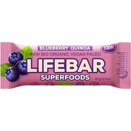 Батончик Lifefood Lifebar Superfoods чорниця-кіноа органічний 47 г