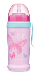 Пляшка для води та напоїв Canpol babies Butterfly, 350 мл (56/515_pin)