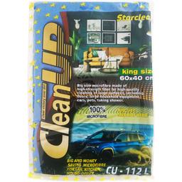 Салфетка CleanUp CU-112L микрофибра универсальная 60x40 см 1 шт. (km-9842)