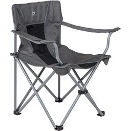 Кресло раскладное Bo-Camp Yukon Anthracite серое с черным (1204741)