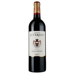 Вино Chateau Liversan Haut Medoc 2015 червоне сухе 0.75 л