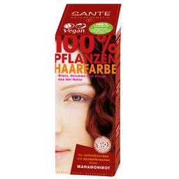 Біо-фарба для волосся Sante Mahagony Red, порошкова, рослинна, 100 г