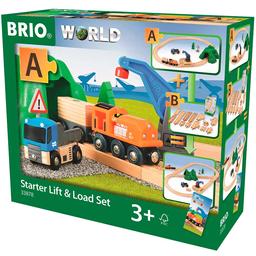 Дитяча залізниця Brio з навантажувальним пунктом (33878)