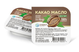 Натуральна добавка Какао масло Synergy, 15 г