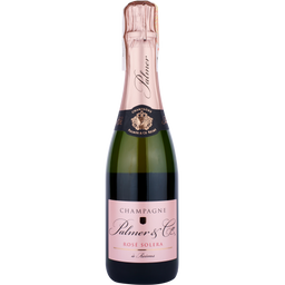 Шампанское Palmer & Co Champagne Brut Rose Solera AOC, розовое, брют, 0%, 0,375 л
