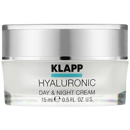 Крем для лица Klapp Hyaluronic Day & Night Cream Travel size, 15 мл