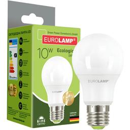 Светодиодная лампа Eurolamp LED Ecological Series, A60, 10W, E27, 4000K (LED-A60-10274(P))