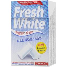 Жевательная резинка Fresh White Свежая белая мята без сахара 28 г