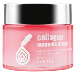 Крем для лица Jigott Zenzia Коллаген Collagen Ampoule Cream, 70 мл