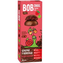 Яблучно-полуничні цукерки Bob Snail у молочному шоколаді 30 г
