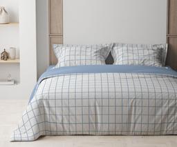 Комплект постельного белья ТЕП Happy Sleep Blue Check семейный голубой с белым (2-03797_25208)