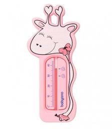 Термометр для ванной BabyOno Жираф, розовый (775/01)