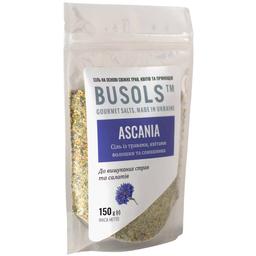 Сіль Busols Ascania з травами, квітами волошки та соняшника, 150 г