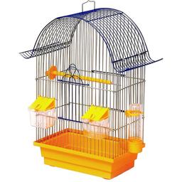 Клетка для птиц Лорі Ретро, краска, 28х18х45 см, в ассортименте