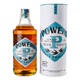 Виски Powers Three Swallow, в коробке, 40%, 0,7 л (851936)