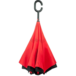 Умный зонт Supretto Наоборот, красный (46870004)