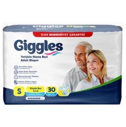 Подгузники для взрослых Giggles Small, 50-85 см, 30 шт.