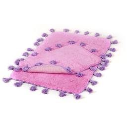 Набор ковриков Irya Joy pembe, 2 шт., розовый (11913986372795)