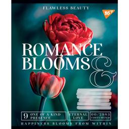 Тетрадь общая Yes Romance Blooms, А5, в клетку, 18 листов (766332)